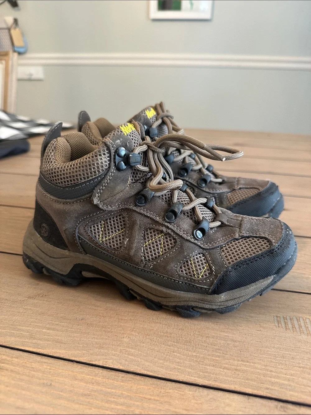 Northside Brown Kids' Hiking Boots with Black Accents